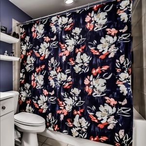 THRESHOLD Blue With Multicolor Flower Design